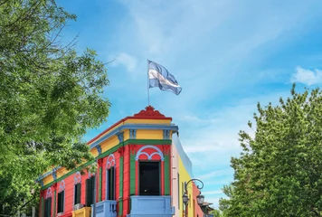 Foto op Plexiglas Buenos Aires Colorful building in Caminito street, La Boca district, Buenos Aires, Argentina - Latin America landmark