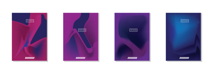 collection of abstract backgrounds with beautiful gradation colors, colorful backgrounds for poster flyer banner backdrop.vertical banner.cool fluid background vector illustration.