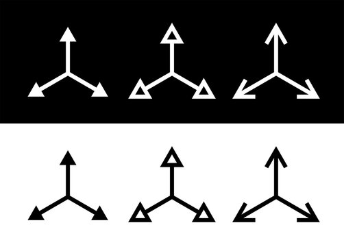 Graph icon. XYZ coordinate system with direction arrows. Symbol of mathematics, geometry, physics and other sciences.