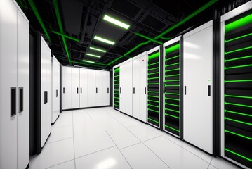 Server Room Concept, Generative AI