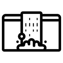waterfall icon