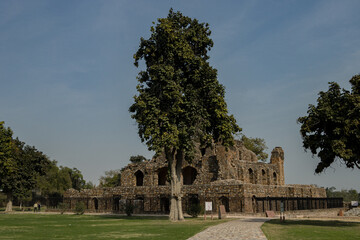 Picture of The Feroz Shah Kotla or Kotla was a fortress built circa 1354 by Feroz Shah Tughlaq to...