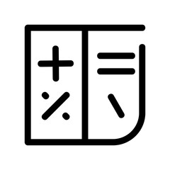 calculator icon or logo isolated sign symbol vector illustration - high quality black style vector icons
