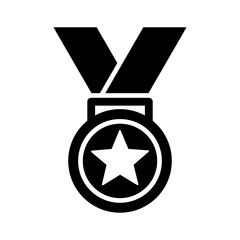 medal icon, medal vector logo template