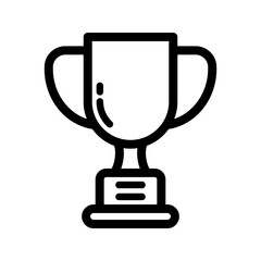 trophy icon, trophy vector logo template