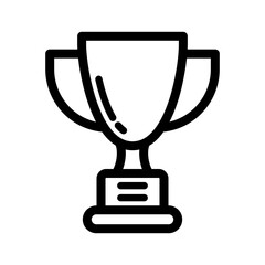 trophy icon, trophy vector logo template
