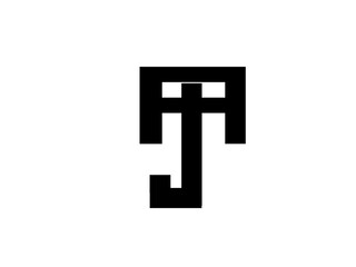 Fototapeta premium J and A logo