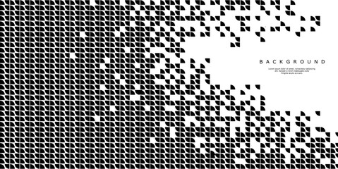 Modern curve pixel abstract technology background