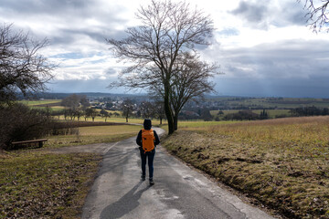 Obraz premium Wandern am Witthoh