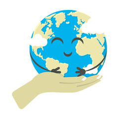 Element for use Earth Day concept. International Mother Earth Day.