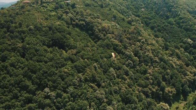 Aerial view of Forest in Zonguldak. 4K Footage in Turkey