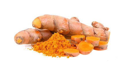 Turmeric isolated on transparent png