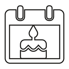 Appointment, birthday, calendar icon