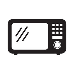 Microwave oven icon. Kitchen appliance icon. Simple microwave oven icon for templates, web design and infographics.