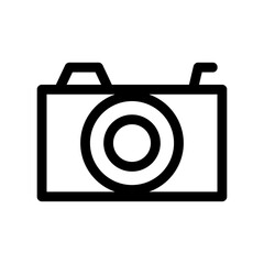 camera icon or logo isolated sign symbol vector illustration - high quality black style vector icons
