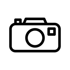camera icon or logo isolated sign symbol vector illustration - high quality black style vector icons
