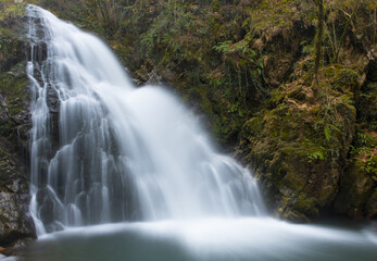 Xorroxin waterfall in the Baztan valley, Navarra, Spain