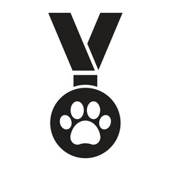 Award, badge, dog icon