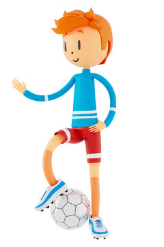 3d boy cartoon character in action. 3d illustrator. sport activity. exercise fitness pose. workout training lifestyle. man player. technology VR connection. gym outdoor. cyberspace object concept.