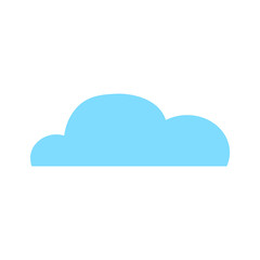 cloud icon isolate on transparent background.