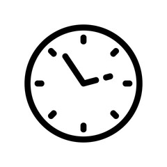 clock icon or logo isolated sign symbol vector illustration - high quality black style vector icons
