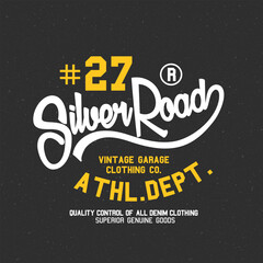 vintage old school typography for print