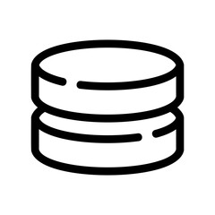 database icon or logo isolated sign symbol vector illustration - high quality black style vector icons
