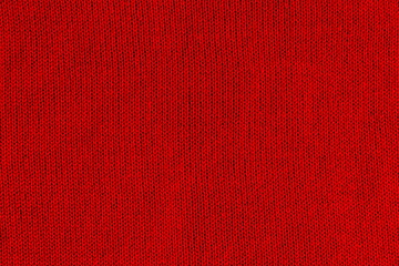 Abstract texture of bright solid color knitted surface.	