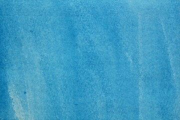 Abstract watercolor style paint background by teal color blue with liquid fluid texture. Ink wet effect hand drawn canvas aquarelle backdrop. Winter holiday decoration, christmas concept