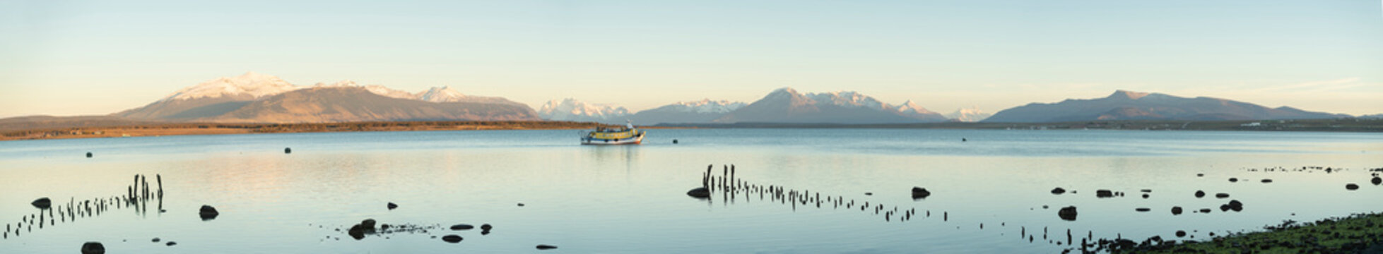 Coastline, Puerto Natales, Magallanes Region, Chile