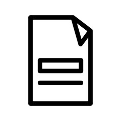 document icon or logo isolated sign symbol vector illustration - high quality black style vector icons
