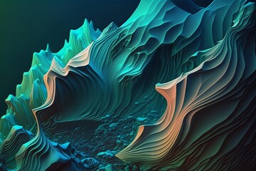 Obraz premium abstract fractal background