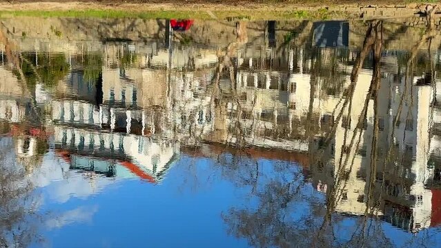 The city of Amarante by the Tamega river in Portugal