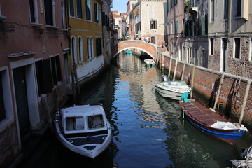 Fototapeta na wymiar Rio del Malpaga - Venice - Italy