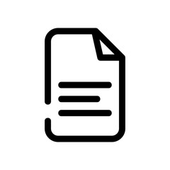 document icon or logo isolated sign symbol vector illustration - high quality black style vector icons
