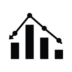 Bar Chart icon. Simple vector graphics.