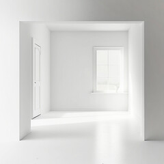 White emty room