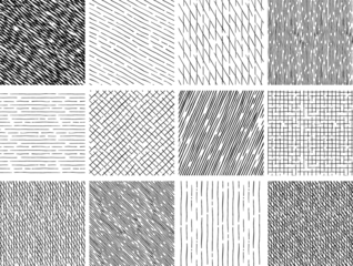 Keuken achterwand Landschap patronen seamless hatch pattern of architectural texture background bundle  © GRASSS.H