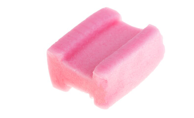 chewing gum pink isolated