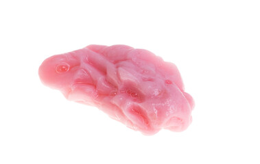 chewing gum pink isolated