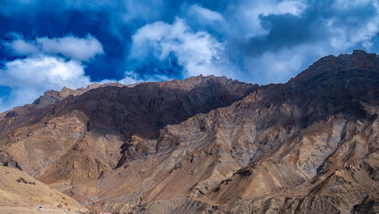 mountains and clouds