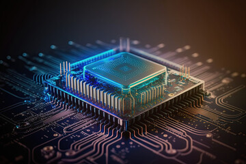 computer circuit board, electronic circuit board, semiconductor electronics, technology, semiconductor circuit, generative ai 