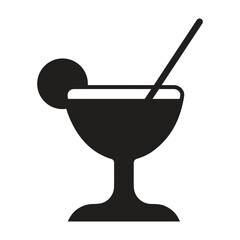Beverage, drinks, glass icon