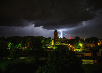 Thunder over the church