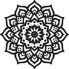 Fototapeta premium vector Indian mandala design template vector