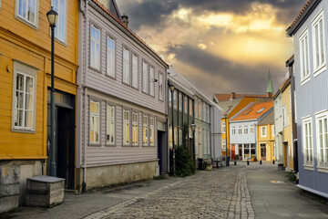 residential district Bakklandet, Trondheim