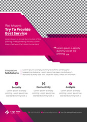 Modern Flyer design template