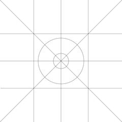 Geometric scheme with circle and lines