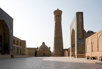 Kalyan Mosque and Kalyan Minaret. Bukhara. Uzbekistan