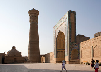 Kalyan Mosque and Kalyan Minaret. Bukhara. Uzbekistan